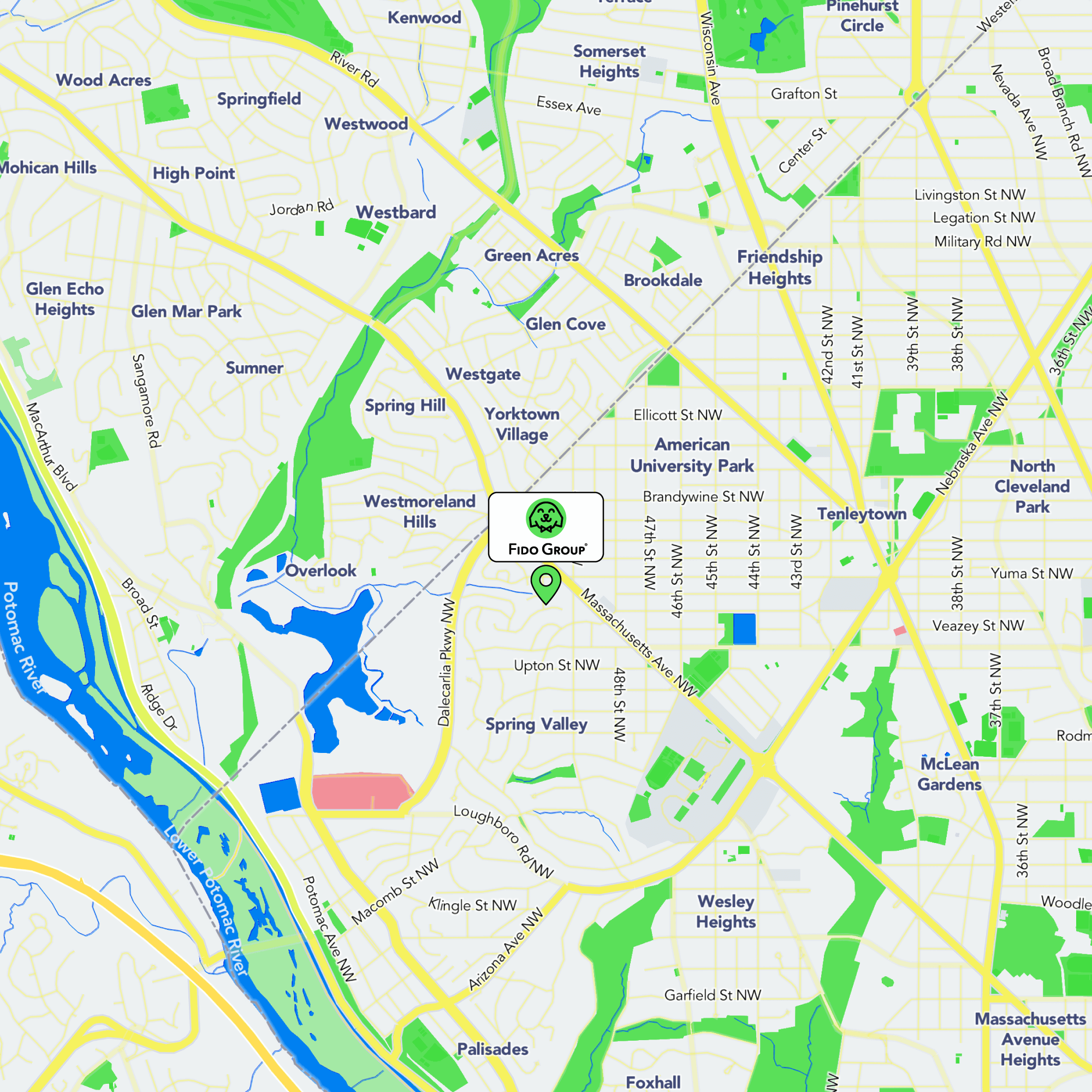 Map of Fido Group Location